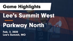 Lee's Summit West  vs Parkway North  Game Highlights - Feb. 2, 2020