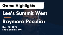 Lee's Summit West  vs Raymore Peculiar  Game Highlights - Dec. 10, 2020