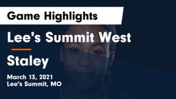 Lee's Summit West  vs Staley  Game Highlights - March 13, 2021