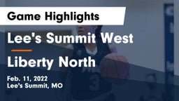 Lee's Summit West  vs Liberty North  Game Highlights - Feb. 11, 2022
