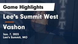 Lee's Summit West  vs Vashon  Game Highlights - Jan. 7, 2023