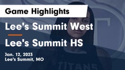Lee's Summit West  vs Lee's Summit HS Game Highlights - Jan. 12, 2023