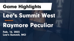 Lee's Summit West  vs Raymore Peculiar  Game Highlights - Feb. 16, 2023