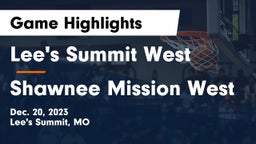 Lee's Summit West  vs Shawnee Mission West Game Highlights - Dec. 20, 2023