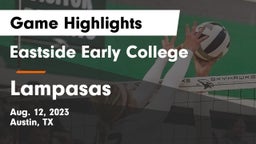Eastside Early College  vs Lampasas  Game Highlights - Aug. 12, 2023