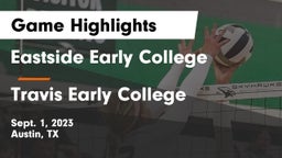 Eastside Early College  vs Travis Early College  Game Highlights - Sept. 1, 2023