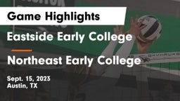 Eastside Early College  vs Northeast Early College  Game Highlights - Sept. 15, 2023