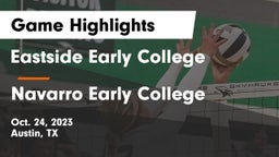 Eastside Early College  vs Navarro Early College  Game Highlights - Oct. 24, 2023