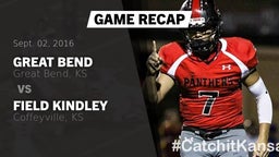 Recap: Great Bend  vs. Field Kindley  2016