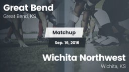 Matchup: Great Bend High vs. Wichita Northwest  2016