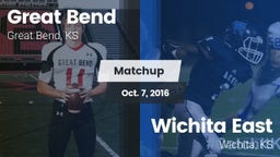 Matchup: Great Bend High vs. Wichita East  2016
