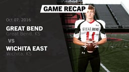 Recap: Great Bend  vs. Wichita East  2016