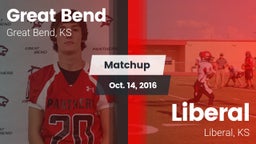Matchup: Great Bend High vs. Liberal  2016