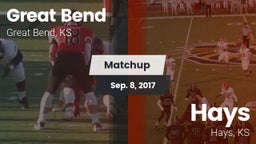 Matchup: Great Bend High vs. Hays  2017