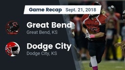 Recap: Great Bend  vs. Dodge City  2018