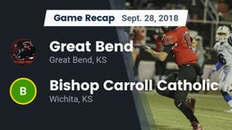 Recap: Great Bend  vs. Bishop Carroll Catholic  2018