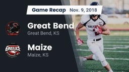 Recap: Great Bend  vs. Maize  2018