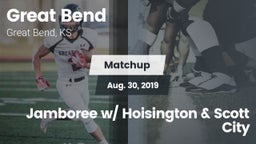 Matchup: Great Bend High vs. Jamboree w/ Hoisington & Scott City 2019