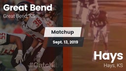 Matchup: Great Bend High vs. Hays  2019