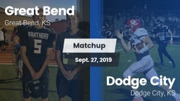 Matchup: Great Bend High vs. Dodge City  2019