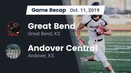 Recap: Great Bend  vs. Andover Central  2019