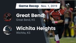 Recap: Great Bend  vs. Wichita Heights  2019