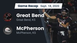 Recap: Great Bend  vs. McPherson  2020