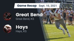Recap: Great Bend  vs. Hays  2021