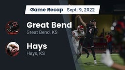 Recap: Great Bend  vs. Hays  2022