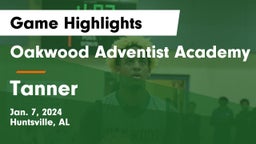Oakwood Adventist Academy vs Tanner  Game Highlights - Jan. 7, 2024