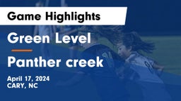 Green Level  vs Panther creek Game Highlights - April 17, 2024