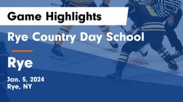 Rye Country Day School vs Rye  Game Highlights - Jan. 5, 2024