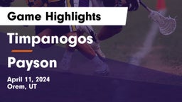 Timpanogos  vs Payson  Game Highlights - April 11, 2024