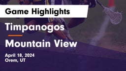 Timpanogos  vs Mountain View  Game Highlights - April 18, 2024
