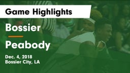 Bossier  vs Peabody Game Highlights - Dec. 4, 2018