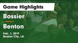 Bossier  vs Benton Game Highlights - Feb. 1, 2019