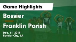 Bossier  vs Franklin Parish Game Highlights - Dec. 11, 2019