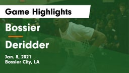 Bossier  vs Deridder Game Highlights - Jan. 8, 2021