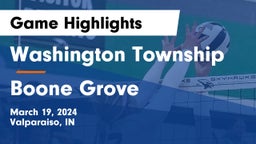 Washington Township  vs Boone Grove  Game Highlights - March 19, 2024