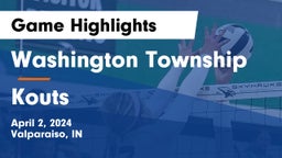 Washington Township  vs Kouts Game Highlights - April 2, 2024