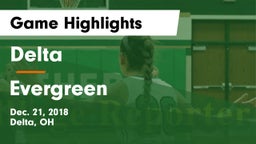 Delta  vs Evergreen  Game Highlights - Dec. 21, 2018