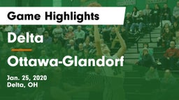 Delta  vs Ottawa-Glandorf  Game Highlights - Jan. 25, 2020