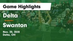Delta  vs Swanton  Game Highlights - Nov. 20, 2020