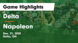 Delta  vs Napoleon Game Highlights - Dec. 21, 2020