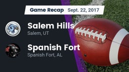 Recap: Salem Hills  vs. Spanish Fort  2017