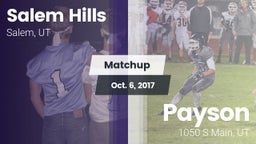 Matchup: Salem Hills High vs. Payson  2017