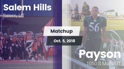 Matchup: Salem Hills High vs. Payson  2018