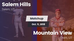 Matchup: Salem Hills High vs. Mountain View  2018