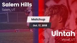 Matchup: Salem Hills High vs. Uintah  2018