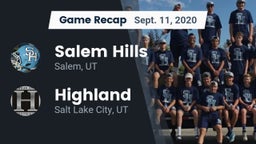 Recap: Salem Hills  vs. Highland  2020